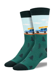 Socksmith Men's Crew Socks - Happy Camper