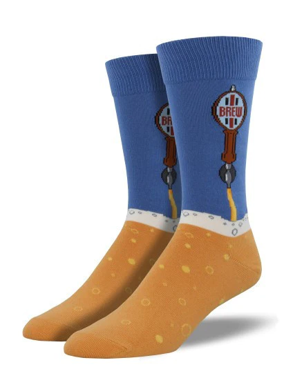 Socksmith Men's Crew Socks - Beer Taps