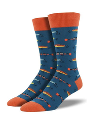 Socksmith Men's Crew Socks - Just Fishin'