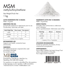 Mad Barn MSM 1 kg