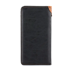 Montana West Men's Embossed Floral Wallet - Black