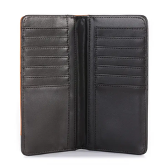 Montana West Men's Embossed Floral Wallet - Black