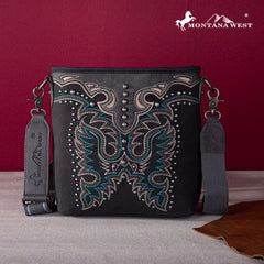 Montana West Embroidered Crossbody Purse