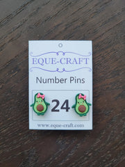 Number Pins - Avacados