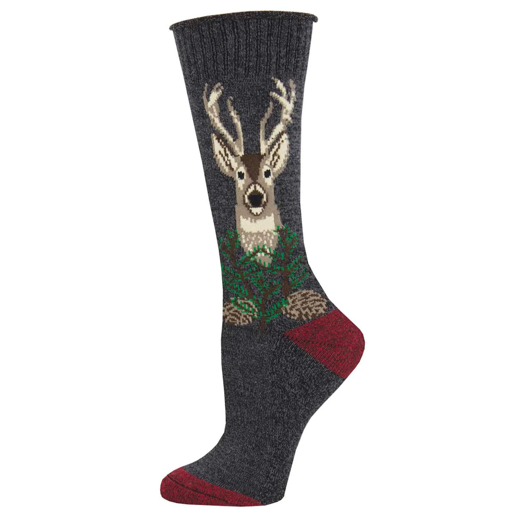 Socksmith Men's Crew Socks - The Buck Stops Here