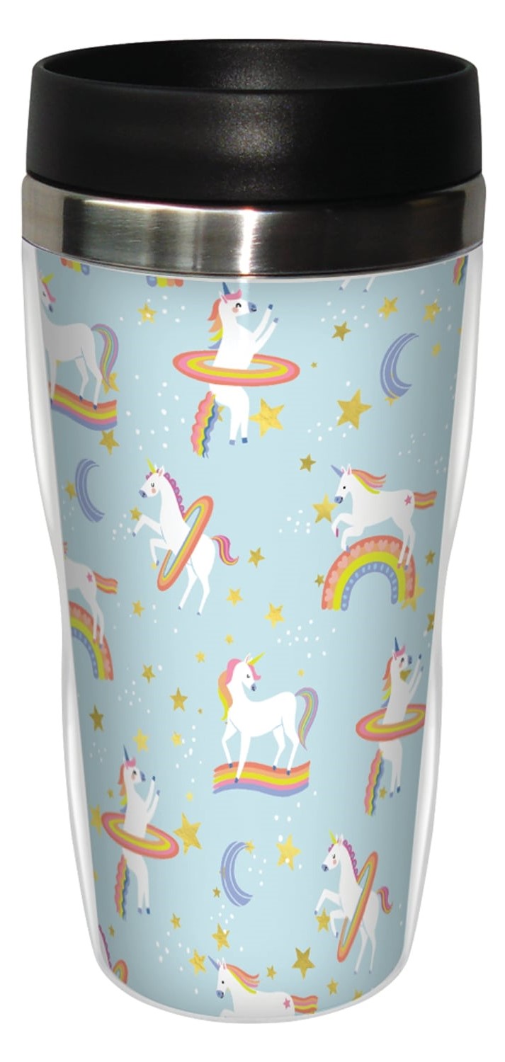 Travel Tumbler - Unicorns & Rainbows