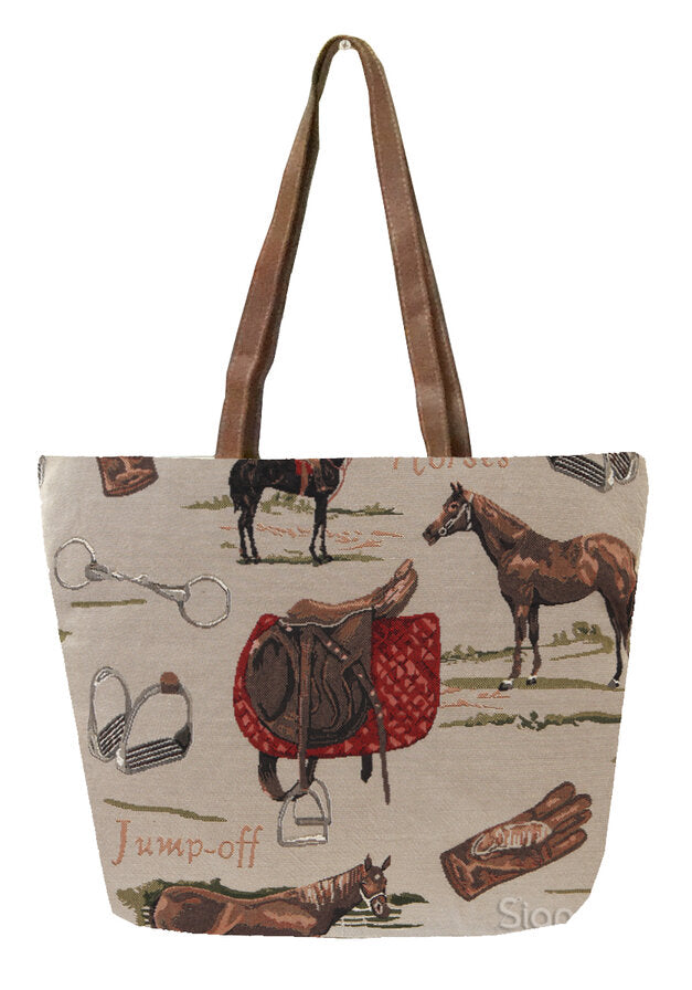 Signare Shoulder Bag - Horses
