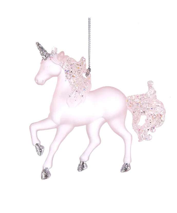 Pink Unicorn Ornament