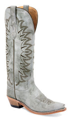 Old West Ladies Grey Snip Toe Boots