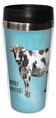 Travel Tumbler - Boho Cow