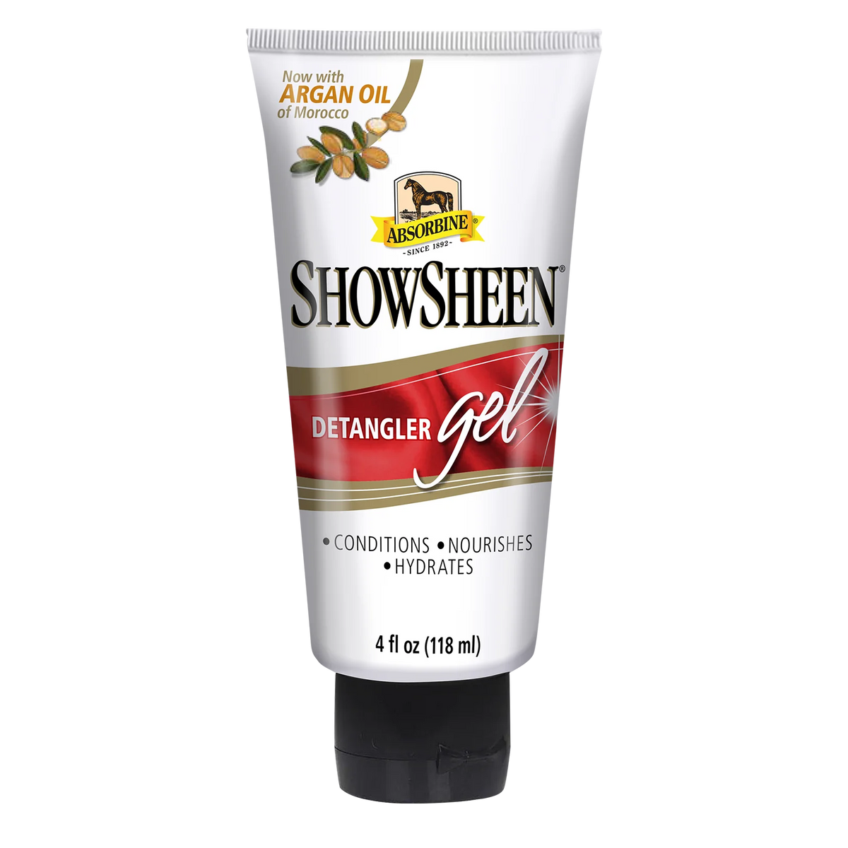 Absorbine ShowSheen Detangler Gel + Argan Oil - 4 oz