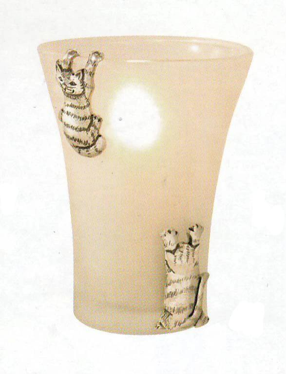 Pewter Cat Votive Candle