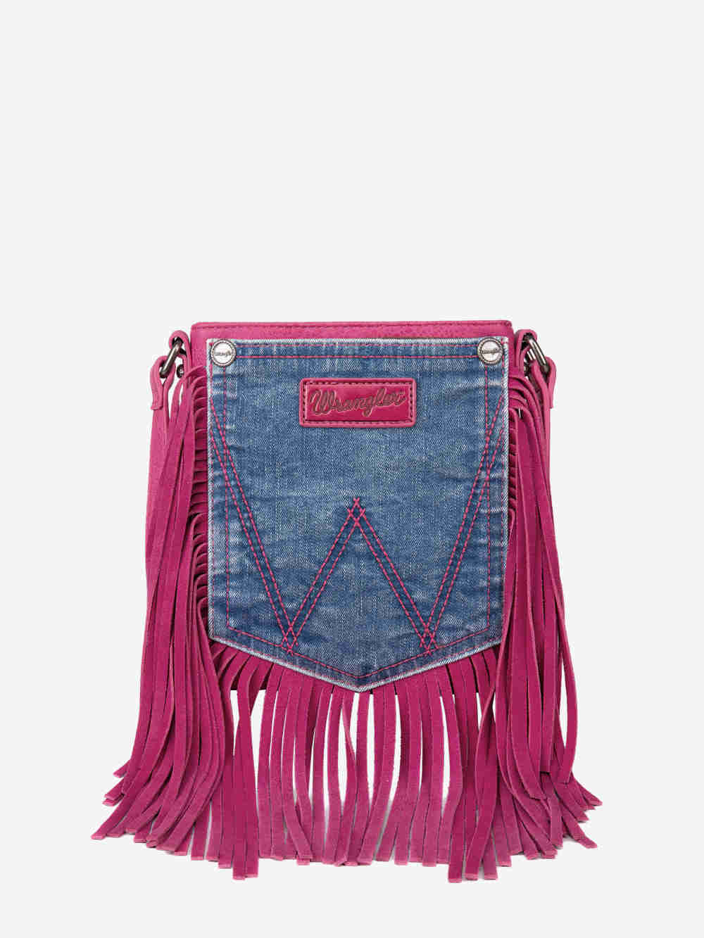 Wrangler Jeans Fringe Purse - Pink