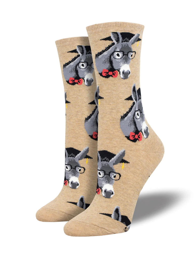 Socksmith Ladies Crew Socks - Smart Ass