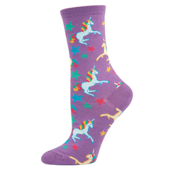 Socksmith Ladies Crew Socks - Unicorn