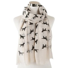 Dog Print Scarf