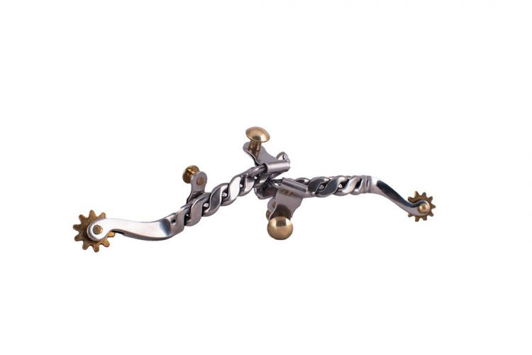 Showman Youth Twisted Spurs
